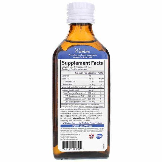 The Very Finest Fish Oil Liquid 1600 Mg Omega-3s, CL